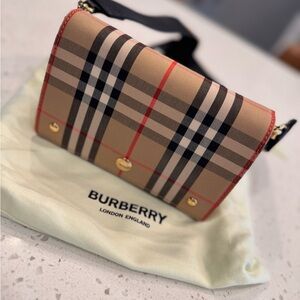 Burberry Tan Plaid Women's Bag
